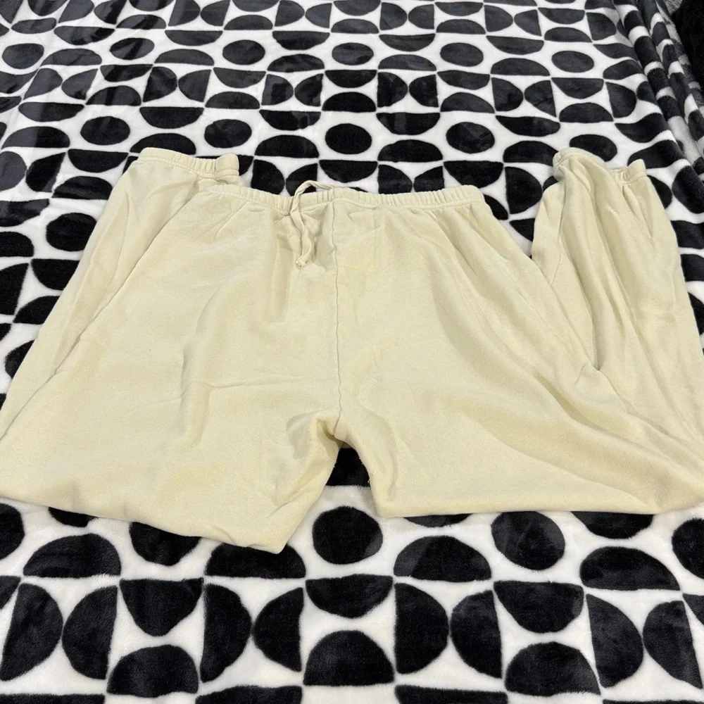 Aviator Nation LOGO Sweatpants Vintage White - Picture 7 of 8